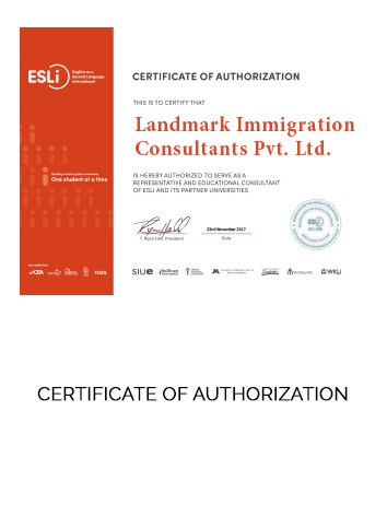 14. ESLI Landmark Immigration Consultants Pvt. Ltd