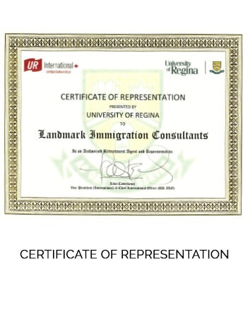 33. UOR Landmark Immigration Certificate