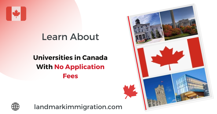 Universities in Canada With No Application Fees