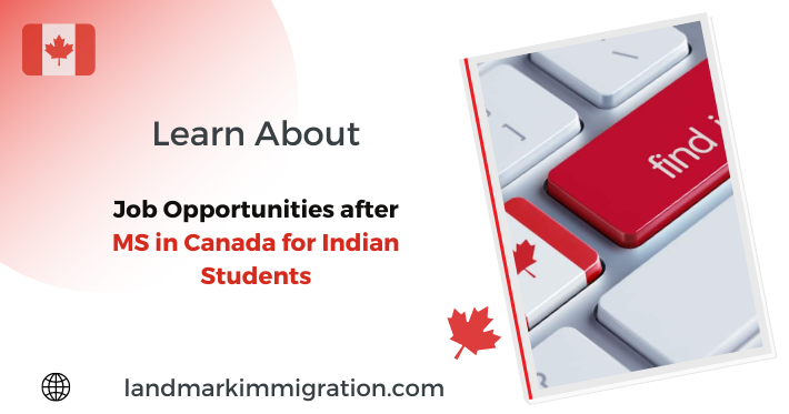 Job Opportunities after MS in Canada for Indian Students