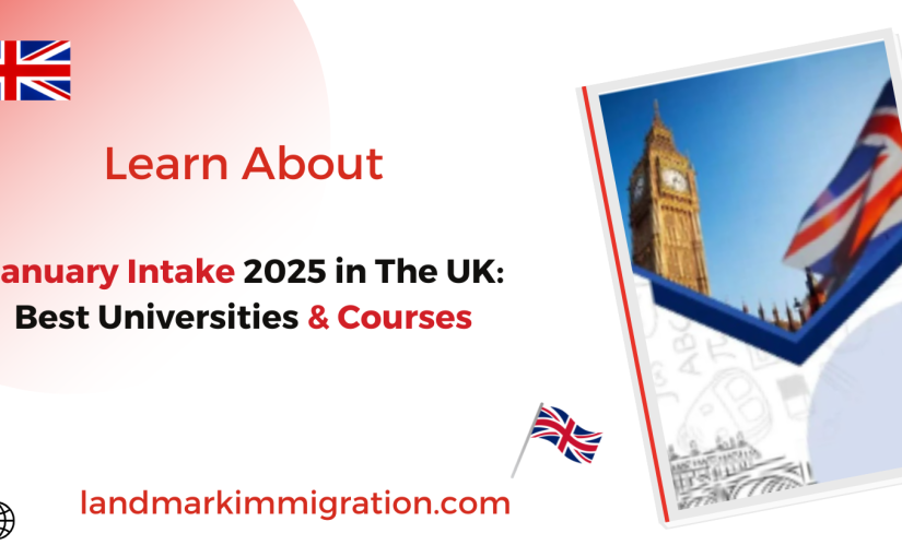 January Intake 2025 in The UK Best Universities & Courses